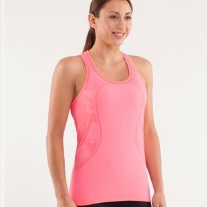 Lululemon Run Swiftly Tech Racerback: Pink Floral